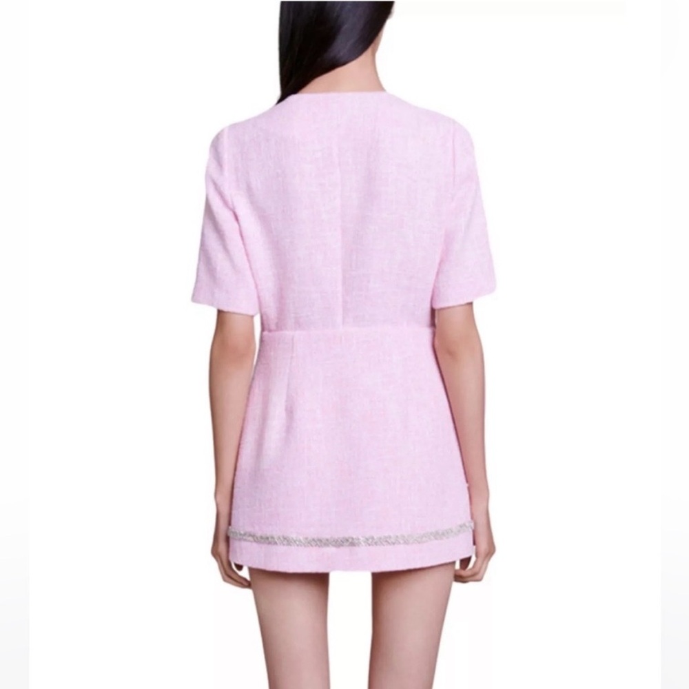 Maje Ipop Tweed Playsuit (bodysuit)/Size 34 - Picture 6 of 15